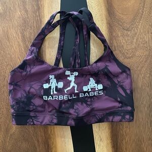 Barbell Babes Lululemon Sports Bra sz 4
